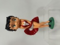 昭和レトロ☆1980年代☆ベティちゃん☆人形 １１．１ｃｍ ３８．２ｇ 当時物 BETTY BOOP フィギュア 手塗 版権有 現状 【AT2465】