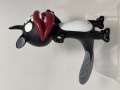 大きい☆天才バカボン☆ウナギイヌ☆ソフビ人形 １５．４ｃｍ 版権有 うなぎ犬 赤塚不二夫 アニメ 現状 【RT0083】　