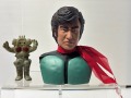 大きい☆藤岡弘☆仮面ライダー１号☆ソフビ人形 １６．０ｃｍ  石森プロ 版権有 MADE IN JAPAN 現状 【RT0198】