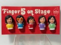台紙付☆５体セット☆ドールバナナ☆フィンガー５☆あきら・たえこ他☆ソフビ人形 ５．５cm 当時物 歌手 企業物 非売品 現状 【RT0208】
