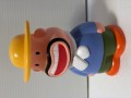 明治製菓☆カールおじさん☆ソフビ人形☆貯金箱 １５．６ｃｍ 当時物 企業物 非売品 現状 【RT0218】