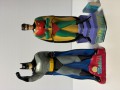 ２体セット☆大きい☆ロビン・バットマン☆シャンプーボトル？☆人形 ２５．０ｃｍ 当時物 版権有 1995 現状 【RT0238】　