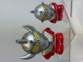 ２体セット☆大和銀行☆ ウルトラマンタロウ☆ソフビ人形☆貯金箱 ☆１２．５ｃｍ 企業物 JAPAN 非売品☆ ウルトラセブン(小)  人形 現状 【RT0389】