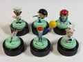 Bot-Biz☆RANA☆昭和レトロ☆６体セット☆北原ミュージアム☆ボトルキャップ☆人形 4.5~6.0cm 当時物 企業物 現状 【RT0409】
