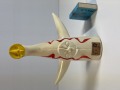 昭和レトロ☆太陽の塔☆読売新聞☆EXPO'７０☆日本万国博覧会☆ソフビ☆貯金箱 １５．０ｃｍ 当時物 芸術家 岡本太郎 現状 【RT0429】