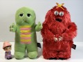 ２体セット☆大きい☆ひらけ！ポンキッキ☆ガチャピン・ムック☆人形 ２９．０ｃｍ  版権有 現状 【RT0456】
