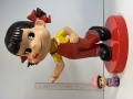 大型☆不二家☆ペコちゃん☆ソフビ人形 ３８．０ｃｍ ５４０ｇ 当時物 非売品 現状【RT0494】