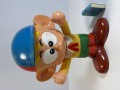 大型☆1985年☆ポピー☆怪物くん☆ソフビ人形☆貯金箱 高さ２２．０ｃｍ 当時物 藤子・F・不二雄 アニメ 版権有 現状 【RT0514】