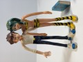 1980年代☆ポピー☆２体セット☆うる星やつら☆電撃ラムちゃん・ハッスルアタルくん☆ベンダブル人形☆ １７．５ｃｍ 当時物 アニメ 版権有 現状 【RT0519】