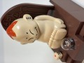 箱付☆おみくじ☆ビリケンさん☆人形 箱１０．０ｃｍ  1997 大阪 通天閣 幸福の神様 現状【RT0523】　