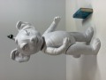 イヌクマ☆ホワイト☆チャメゴン☆快獣ブースカ☆ソフビ人形 ２２．５ｃｍ JAPAN 当時 版権有 円谷プロ 現状 【RT0583】