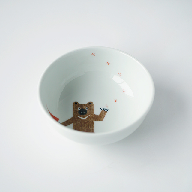 波佐見焼　陶房青　AO SHOP　吉村陶苑　MPots　こども　食器　子ども　こどもうつわ　動物　どうぶつ　ボウル　鉢　丼