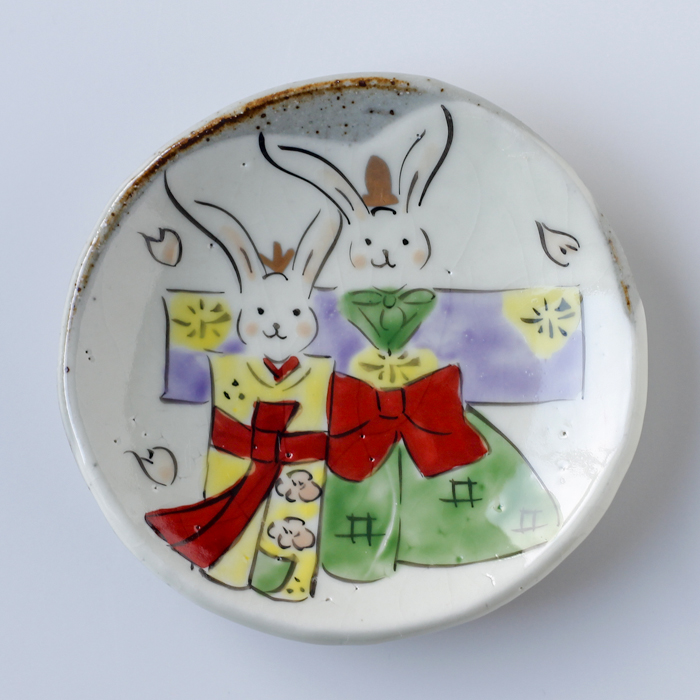 波佐見焼　陶房青　AO SHOP　Ao　アオ　吉村陶苑　通販　食器　鬼絵　うさぎ　