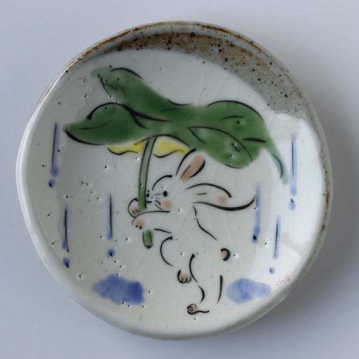 波佐見焼　陶房青　AO SHOP　Ao　アオ　吉村陶苑　通販　食器　鬼絵　うさぎ　