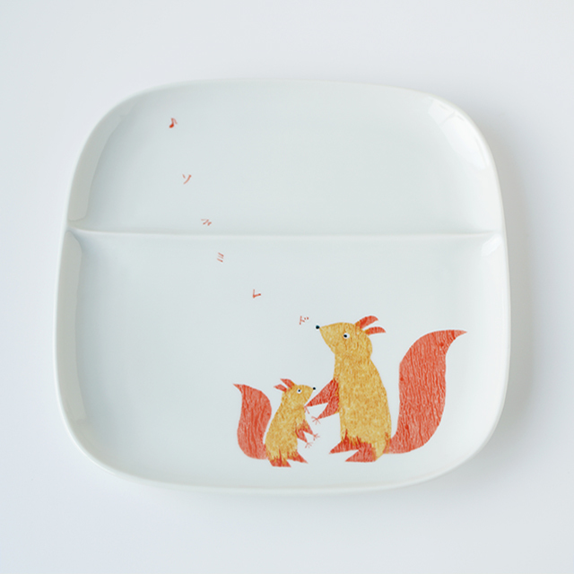 波佐見焼　陶房青　AO SHOP　吉村陶苑　MPots　こども　子ども用　こども食器　プレート　仕切皿