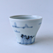 波佐見焼　陶房　青　反湯呑　新仙茶　フリーカップ　5柄揃　新品未使用 波佐見焼 陶房青 窯元 フリーカップ・木の実新仙茶（大）【陶房