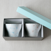 陶房青　Ao　波佐見焼　吉村陶苑　AOSHOP　ブライダル　ギフト　引き出物　麻の葉　プレート　丸皿　カップ　新仙茶