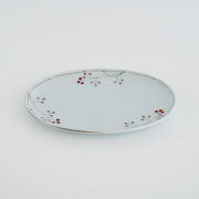 波佐見焼　陶房青　和食器　吉村陶苑　Ao AOSHOP 楕円皿　ケーキ皿　取皿　木の実