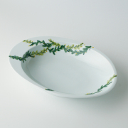 波佐見焼 和食器 うつわ 器 うつわ好き 　陶房青　カレー皿　楕円皿　パスタ皿　皿　プレート