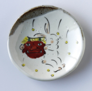 波佐見焼　陶房青　AO SHOP　Ao　アオ　吉村陶苑　　通販　食器　鬼絵　うさぎ