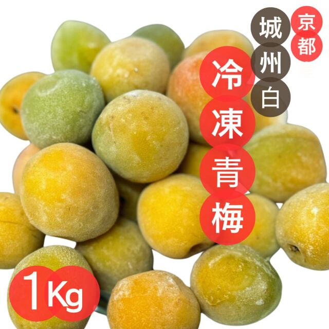 京都青谷産 冷凍青梅 約1kg 青梅 産地直送 取り寄せ シロップ 梅酒専用　少々斑点傷あり【沖縄、離島配送不可】