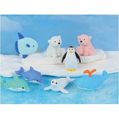 おもしろ消しゴム マリン ６０入