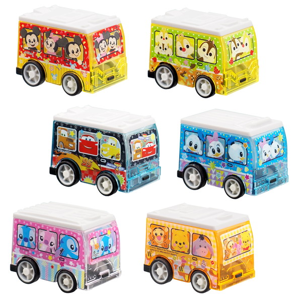 ディズニースクールバスプルバックカー ２４入