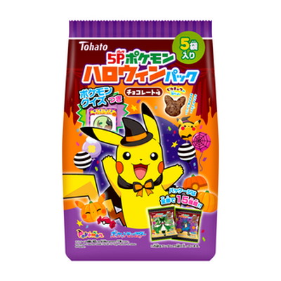 ５Ｐポケモンハロウィンパック チョコレート味