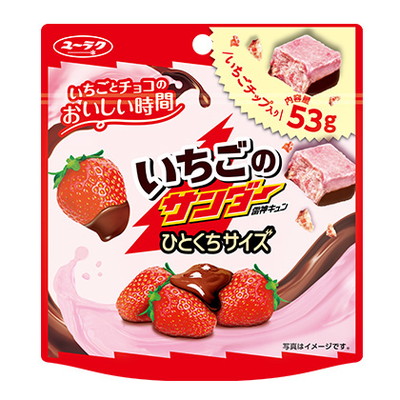 いちごのサンダーひとくちサイズ パウチ １０入