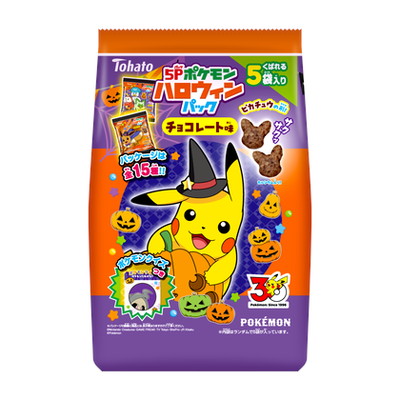 ５Ｐポケモンハロウィンパック チョコレート味