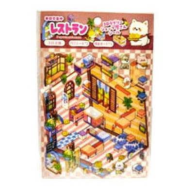 ３Dラブリーショップ屋さんシール ２５入