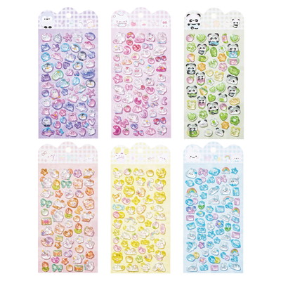 ３Dデコシール アニマルズ １２枚入