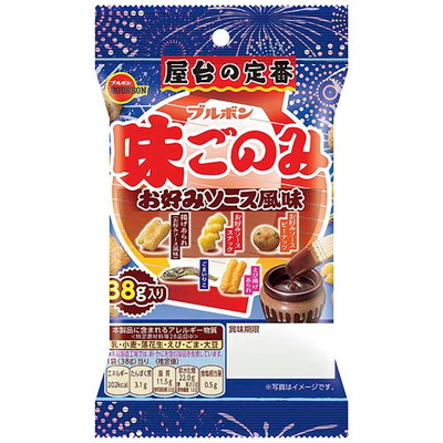 ３８ｇ味ごのみお好みソース風味 １０入