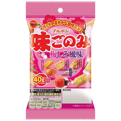 ４０ｇ味ごのみ梅しそ風味 １０入