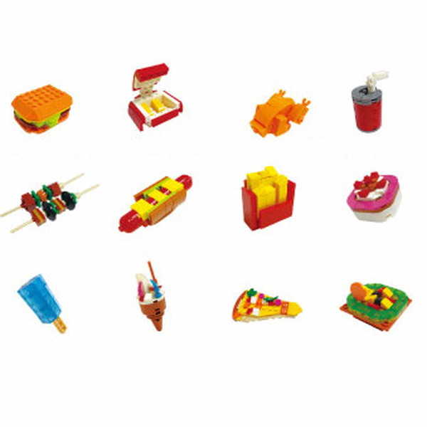 ブロックコレクションファストフード １２入