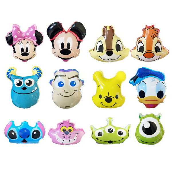 ディズニー顔柄ダイカットアームリング １２入