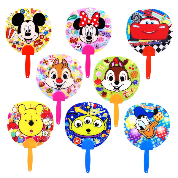 ディズニー顔柄ミニうちわ ２４入