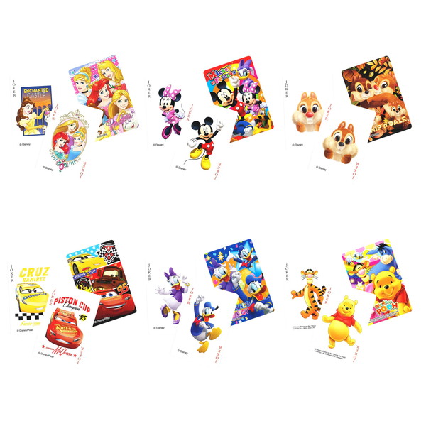 ディズニーオールスターカラフルトランプ １２入