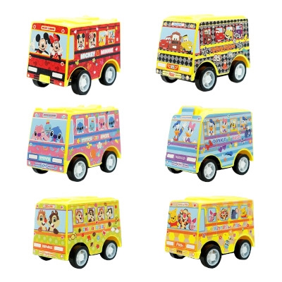 駄菓子 通販 ディズニースクールバスプルバックカー 駄菓子 イベント用品を卸価格で通販 あおい玩具
