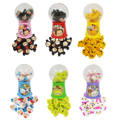 ディズニーツムツムガチャガチャミニ消しゴム ２４入