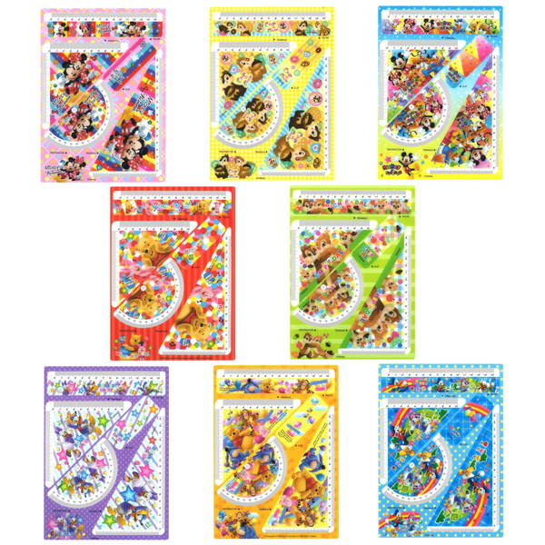 ディズニー定規シートセット ２４入