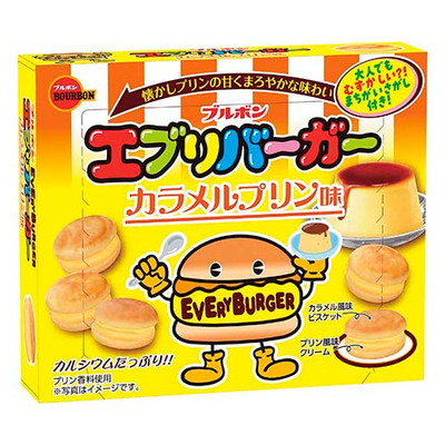 エブリバーガーカラメルプリン味 １０入