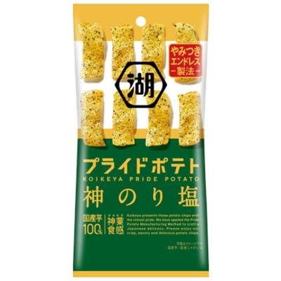 湖池屋 プライドポテト ひとくちカット 神のり塩 ６入
