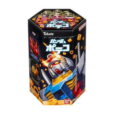 ガンダムポテコ ブラックペッパー味 ６入 【送料サービス対象外商品】