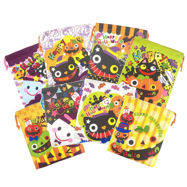 ハロウィンミニ巾着袋駄菓子詰め合わせ １個