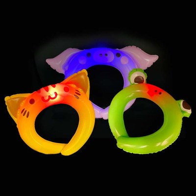 光るアニマルエアーカチューシャ ８入