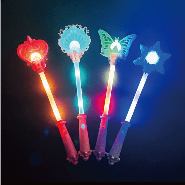 光る！音付マジカルスティック １２入