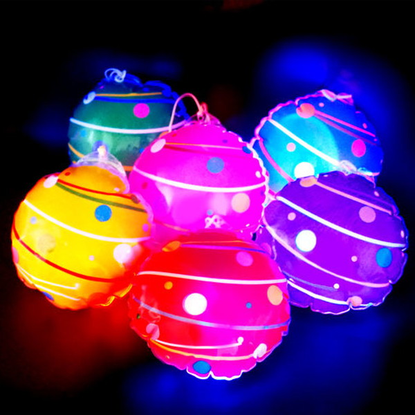 光る水ヨーヨー風カラフルエアーヨーヨー １２入