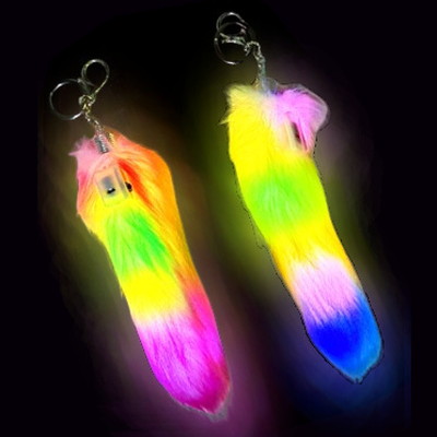 光る！もふもふレインボーしっぽKH ６入