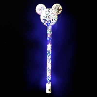 光るパステルビーズマウスバトン １２入